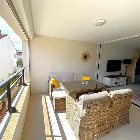 Moderne Avec Terrasse - Clim & Parking - Fr-1-837-85 דירה ארגלס-סור-מר