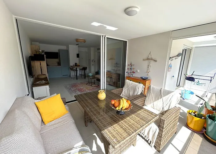 Moderne Avec Terrasse - Clim & Parking - Fr-1-837-85 * 滨海阿热莱斯