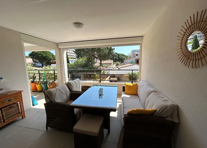 Moderne Avec Terrasse - Clim & Parking - Fr-1-837-85 公寓 滨海阿热莱斯