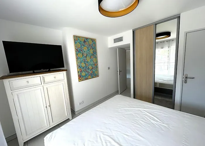 公寓 Moderne Avec Terrasse - Clim & Parking - Fr-1-837-85 滨海阿热莱斯